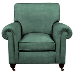 Duresta Lowndes Armchair Pimlico Aquamarine
